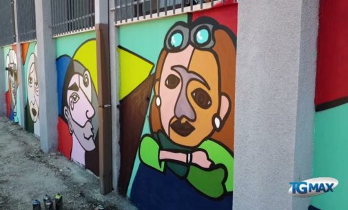 Lanciano: ecco i murales al Liceo Palizzi, opera degli studenti