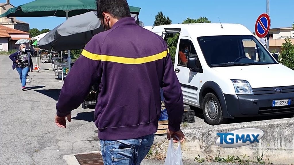 Lanciano: primo giorno del mercato trasferito in via per Frisa