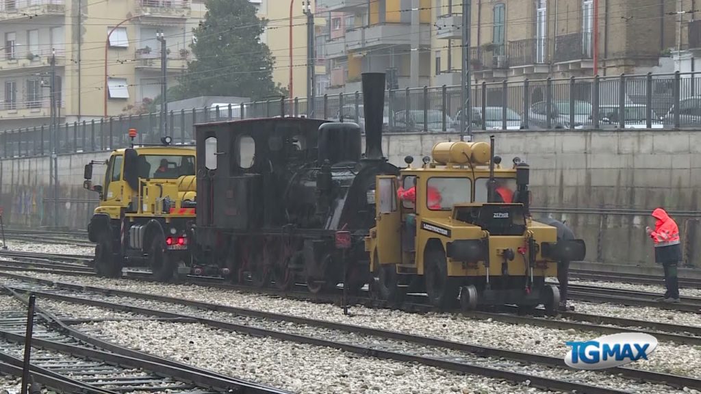 Lanciano: la storica locomotiva a vapore della Sangritana al revamping