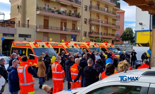 Lanciano, otto nuove ambulanze per la Croce Gialla