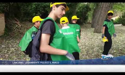 Lanciano: Legambiente ripulisce il parco Diocleziano con gli studenti volontari