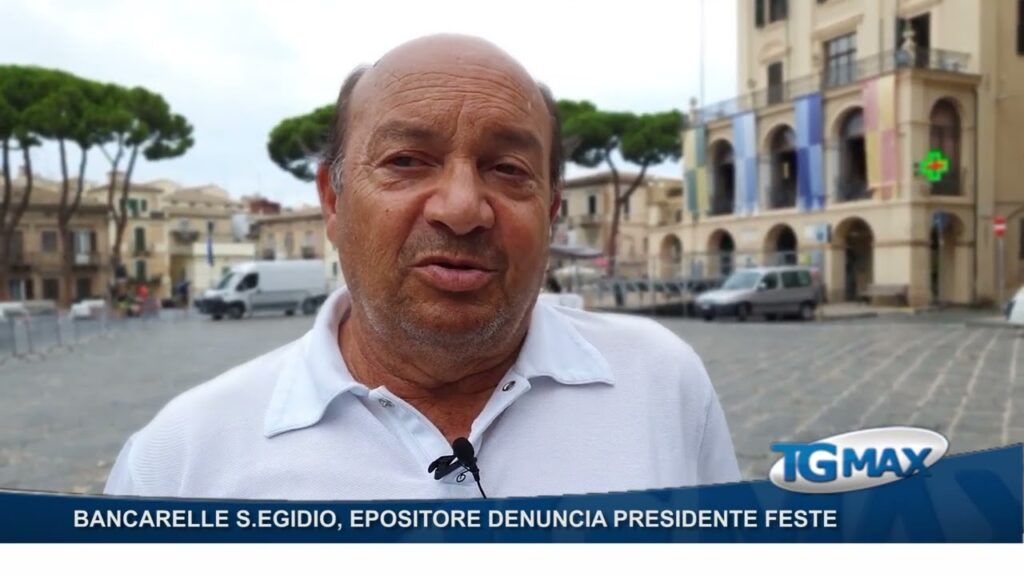 Bancarelle Sant’Egidio, espositore denuncia il presidente del Comitato feste: Piscopo, non ho paura