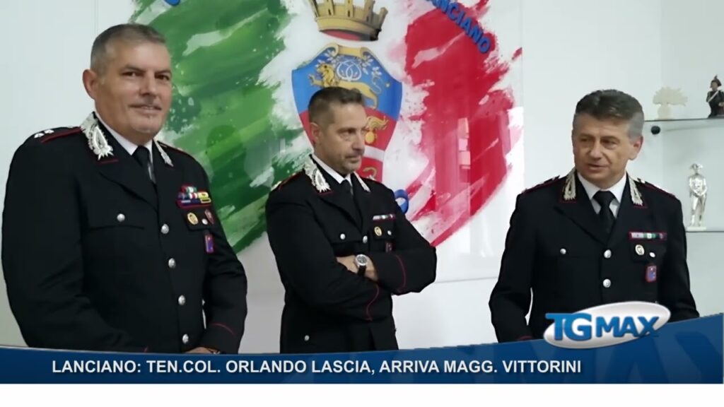 Carabinieri: il bilancio del ten. col. Vincenzo Orlando, l’ingresso del magg. Fabio Vittorini