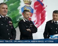 Carabinieri: il bilancio del ten. col. Vincenzo Orlando, l’ingresso del magg. Fabio Vittorini