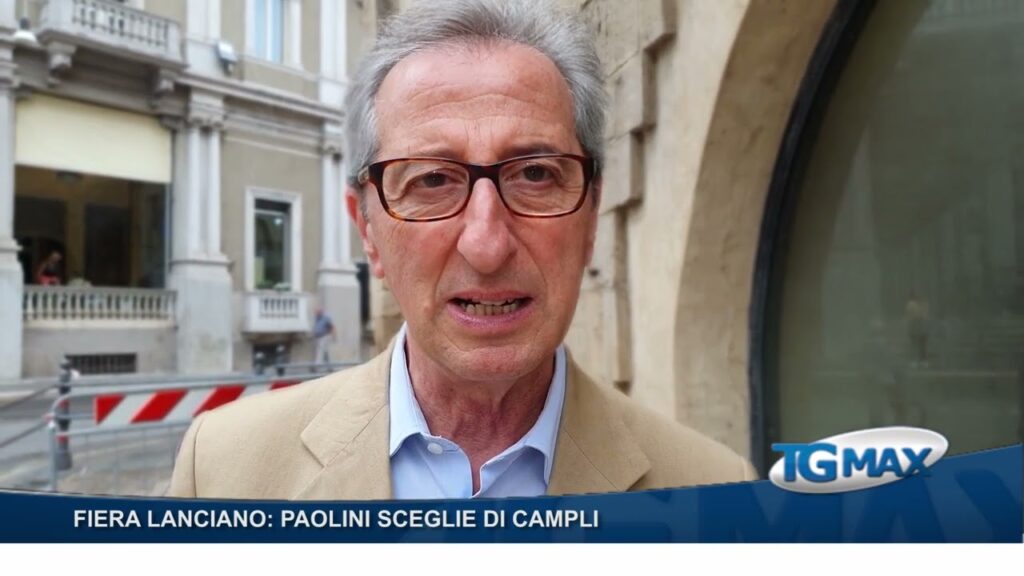 Fiera di Lanciano, il sindaco Paolini ha firmato per Di Campli