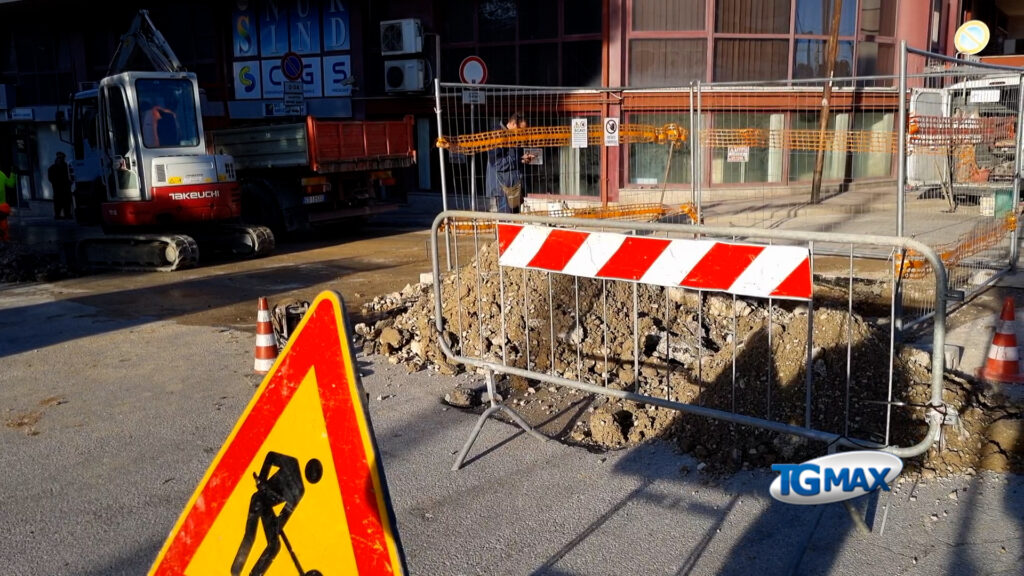 Lanciano giovedì pomeriggio senz’acqua, proseguono i lavori in via Dalmazia