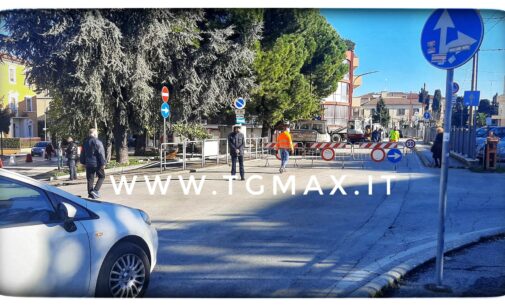 Lanciano: rottura Sasi in via Dalmazia, traffico deviato