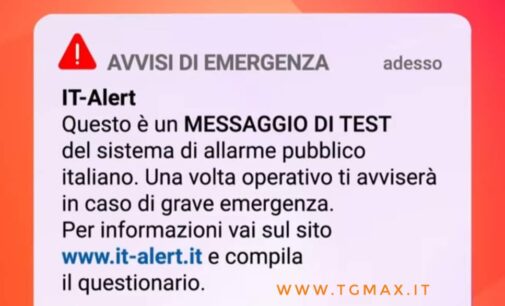 It-alert: il 26 settembre test su tutti i telefonini in Abruzzo