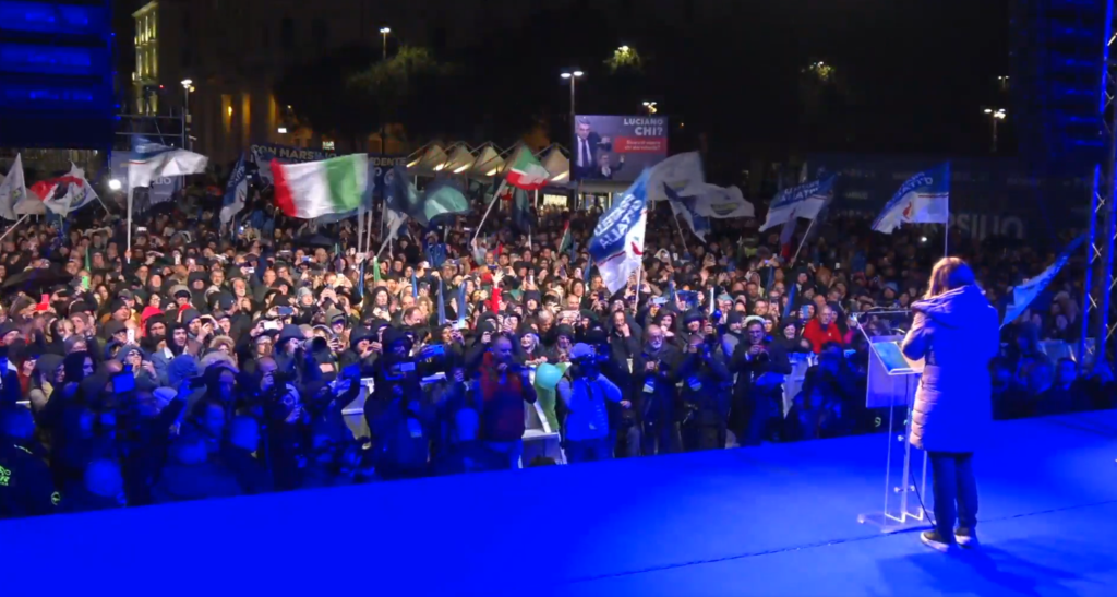 Abruzzo al voto: Giorgia Meloni a Teramo e Pescara, “sono ottimista”
