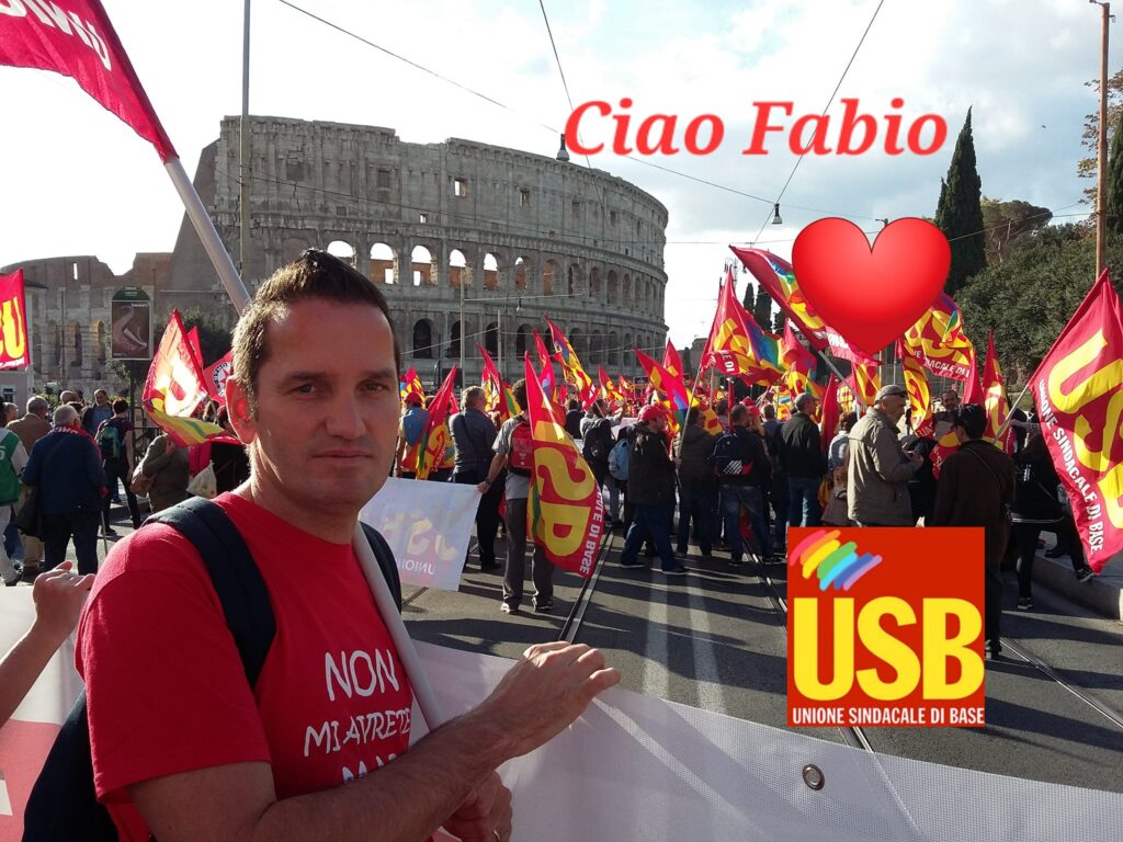 Sindacati: è morto Fabio Cocco, tra i fondatori della Usb Abruzzo e Molise