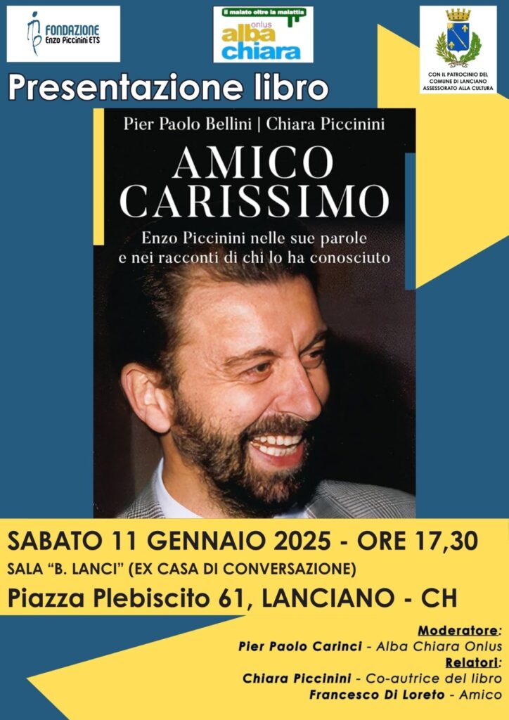 Lanciano: Amico carissimo, la storia di Enzo Piccinini